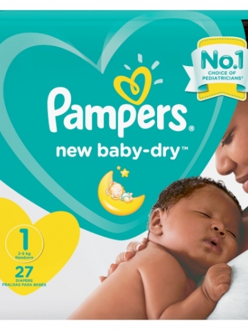 Pampers New Baby Dry Taille 1 27 Couches