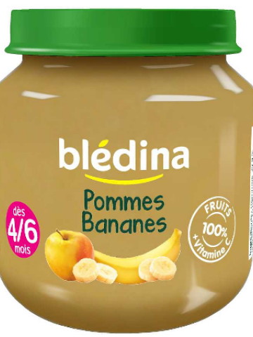 Bledina Pommes Bananes