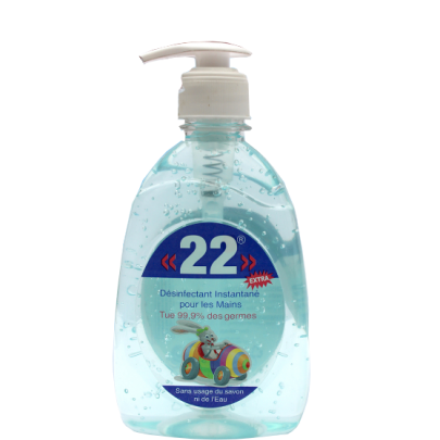 « 22 »  Desinfectant instantané pour les mains
