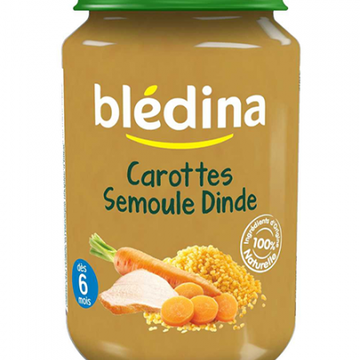 Blédinna Carottes Sémoule Dinde